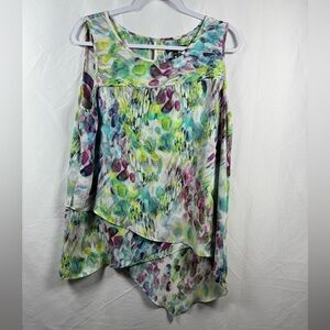 Cable & Gauge Multicolor Sleeveless Top L